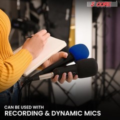5Core Microphone Windscreen Pop Filter Sponge Foam Wind Shield Mic Cover