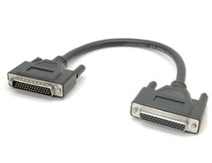 DB44 Female Plug to DB44 Male Plug with Cable 20cm, Used in Computer and