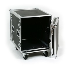 OSP 12 Space 20″ Deep ATA Rack Road Case & 2 Space Rack Drawer w/Lock & Keys