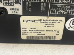 QSC CX204V Commercial 4-Channel Amplifier