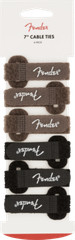 FENDER INSTRUMENT & GUITAR CABLE TIE STRAPS – PACK OF 6 PCS 099-0820-111 NEW