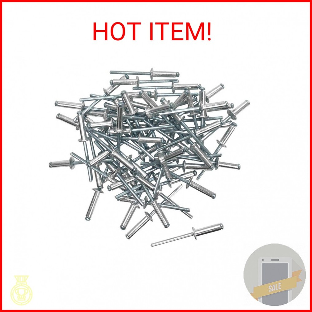 Seismic Audio – SARHW45-50 Pack of 1/2 Inch Pop Rivets for PA DJ Rack Road Case
