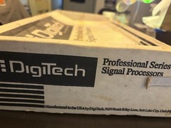DigiTech DSP-256XL Multi Effects Processor EXC CONDITION ORIGINAL BOX Manual
