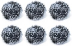 Wind Muff (Dead Cat) for Lavalier Lapel Microphone, Outdoor Furry Windscreen, Wi