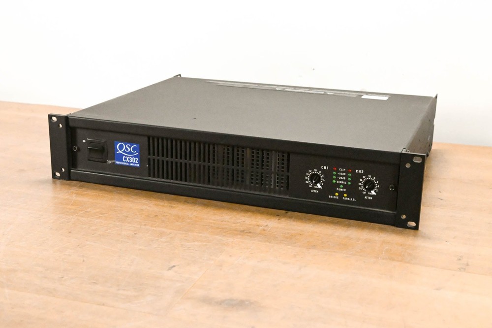 QSC CX302 2-Channel Power Amplifier CG0127D