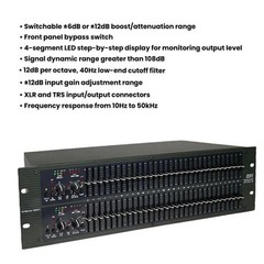 2231 Equalizer Anti-Feedback Audio Performance Stage Conference Effects Processo