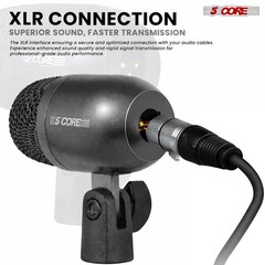 5 Core Tabla Mic Indian Instrument Microphone Set for Bayan & Dayan Dholak Mic