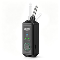 LEKATO iW-30 Bluetooth One/Dual Receivers 48kHz/24bit Stereo Audio f/Audio Mixer