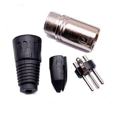 12 PCS XLR Male + Female Audio Cable Plug Microphone Solder 3 Pin Connector Lot