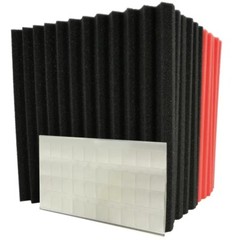 96/52 PACK 12″X 12″X1″ Acoustic Foam Panel Wedge Studio Soundproof Wall Adhesive