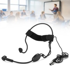 Mini 3 Pins Headband Microphone Condenser Mic For Wireless System Transmitter