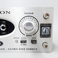 AVALON DESIGN U5 High Voltage DI Preamp Direct Box Silver Dynamic Sound JAPAN
