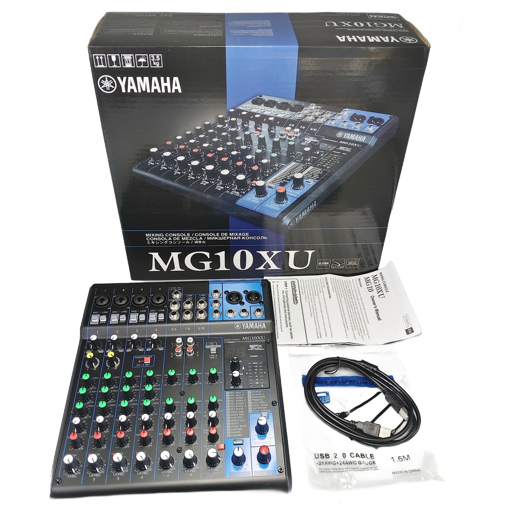New Yamaha MG10XU 10-Channel USB Mixer with Built-in SPX Digital Effects
