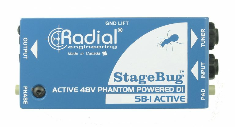 Radial – SB-1 | StageBug Active 48V Phantom Powered DI