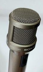 SONY Condenser Microphone ECM-220A Japan w/Instruction Box Standard Plug