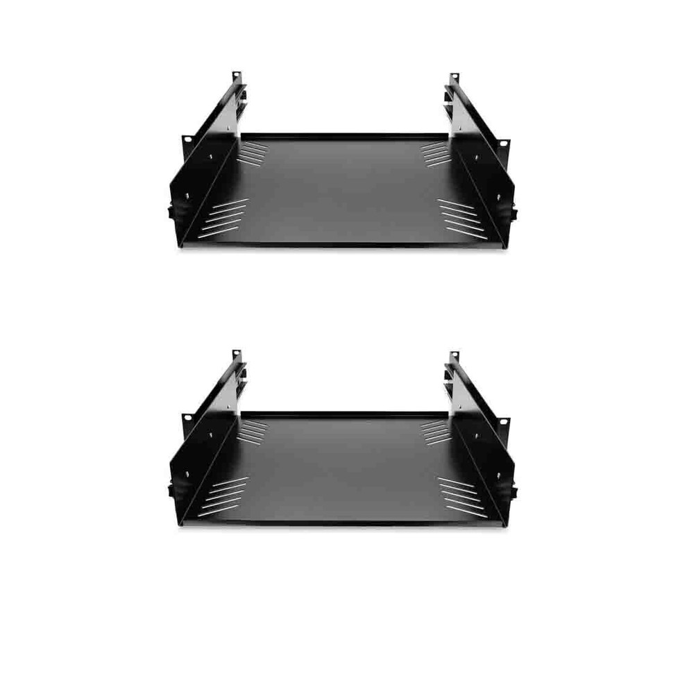 OSP 2 Space Pull Out Sliding ATA Rack Case Shelf – 2 pack