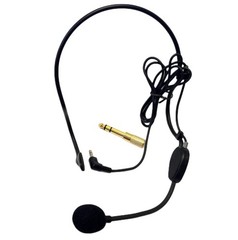 Voluroky HM 100 Bus Driver Pin Microphone with 6.3mm 3.5mm Adapter Cable
