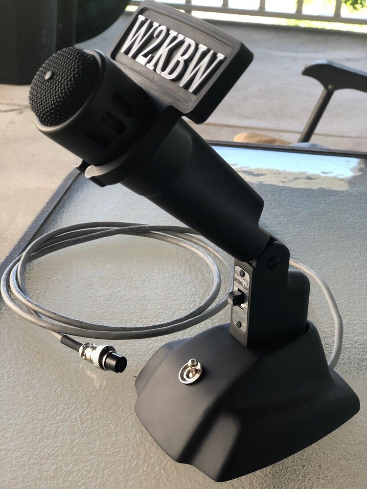 Custom Call Letters Mic Flag for Electro-Voice EV 666 Vintage Microphone