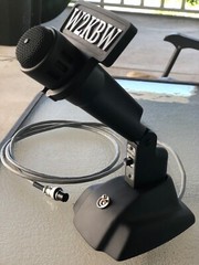 Custom Call Letters Mic Flag for Electro-Voice EV 666 Vintage Microphone