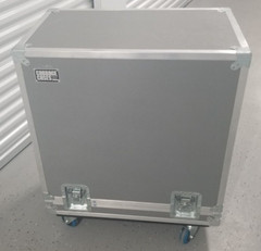 Cabbage Cases Amplifier Speaker Rolling Flight Case – 30 x 18 x 37H – Gray