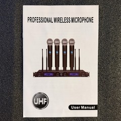 MicroKing | Wireless 4-Microphone Fixed Frequency System | 400ft Range | MK240-1