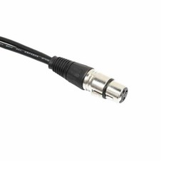 2x 3Pin XLR Female Jack To Dual 2 Male Plug Y Splitter Cable Adapter Microphone