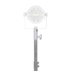 Pro X White Universal Compact Single Stud Lighting Mount for Most Speaker Stands