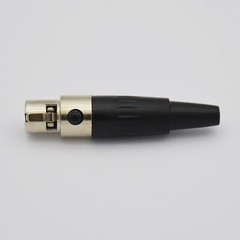 4,Mini XLR Connector Female Microphone End TA4F 4 Pin Panel Mount XLR Plug