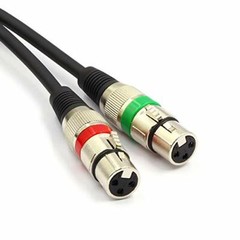 SiYear 6.35mm (1/4inch) TRS Male Plug to Dual XLR Female Assorted Lengths
