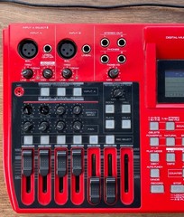 Fostex MR-8 Digital Multitracker Recorder USB XLR In 2 Mic Inputs UNTESTED READ
