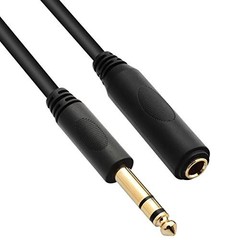 1/4 Extension Cable 10 ft, Headphone Extension Cable Quarter inch TRS 10 feet