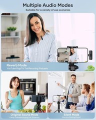 Wireless Lavalier Microphone for iPhone 15 16 17 Android Video Recording Vlog US