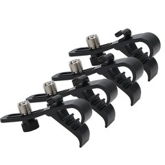 4Pc Drum Microphone Clip Shockproof Securing Clamp Holder Musical Instrument W