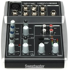 Behringer Xenyx 502S 5-channel Analog Streaming Mixer