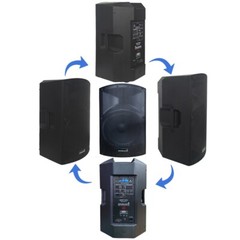 15″ PA Powered Speaker 4000 Watts Karaoke Church Speaker W/ Bluetooth USB TWS SD