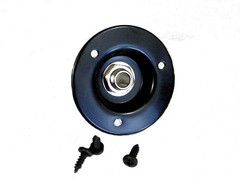 PROCRAFT 1561BK-C BLK Steel Recessed Cup / Dish w/ 1) REAN 1/4″ Mono Jack