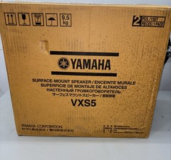 Yamaha VXS5 5″ 70V / 100V Surface Mount Speakers – PAIR – Open Box – Black