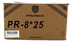 PRORECK 8-Channel XLR Snake Cable 25ft Shielded Audio Cord Color Coded M-F