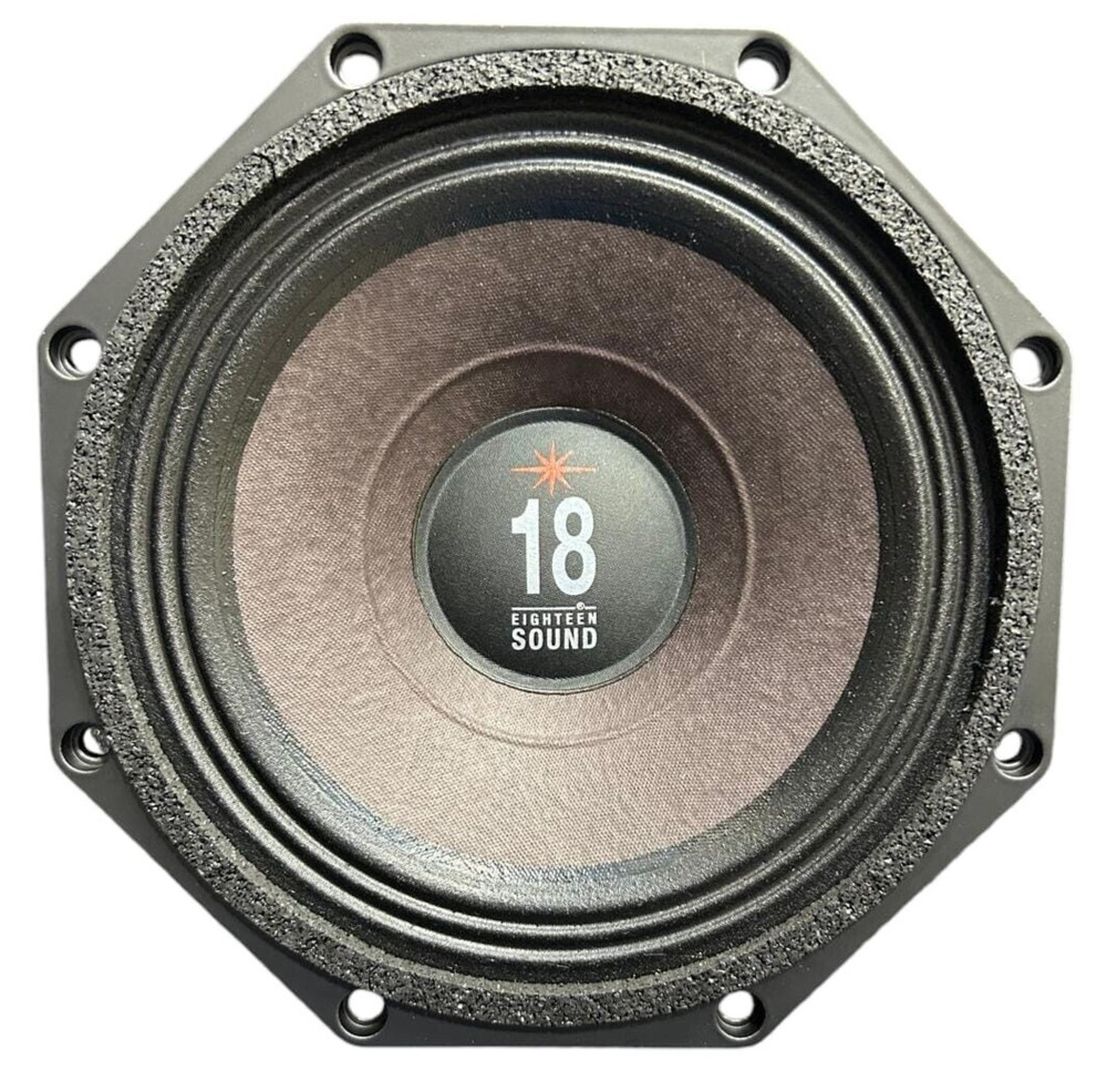 18 Sound 8MB710 8″ Mid-Bass Speaker 500 Watts 8-Ohms Weather protected Cone