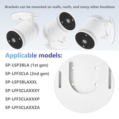 Tjyuze Freestyle Wall Mount Compatible with Samsung Projector White