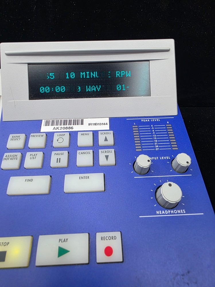 Instant Replay 2 Networked Digital Audio Clip Player [Model: DR-600] W/Case