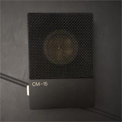Teenage Engineering CM-15 Condenser Microphone – Black, Adjustable Gain