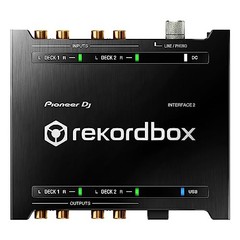 Pioneer DJ INTERFACE 2 Audio Interface rekordbox dvs Control Vinyl x2 Kit