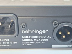 Behringer Multicom Pro-XL MDX4600 4-Channel Dynamics Compressor Limiter Gate