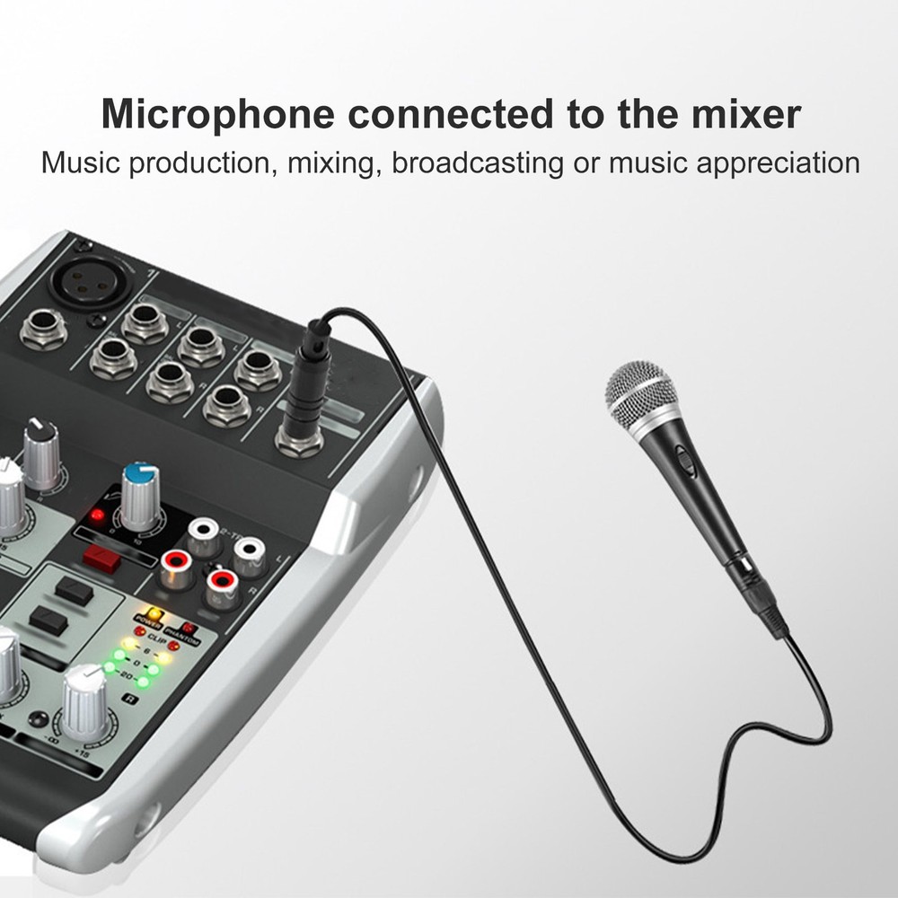 JORINDO XLR Male To 1/4in 6.35mm Male Jack Cable Balanced Signal Microphone Line