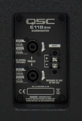 QSC E118SW 18 Inch Passive Subwoofer 3200W High Output Pro Audio Speaker System