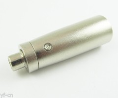 10x Socket Microphone Audio Adapter Connector XLR 3Pin Male to Phono RCA Female