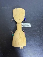 RHYTHMKIDS Okpo Wood Double Rattle Percussion Instrument Made in Nigeria