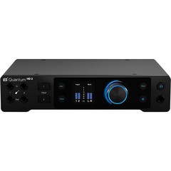 PreSonus Quantum HD2 Interface w/Eris 2nd Gen Pair & SUB8BT, Cables & Stands