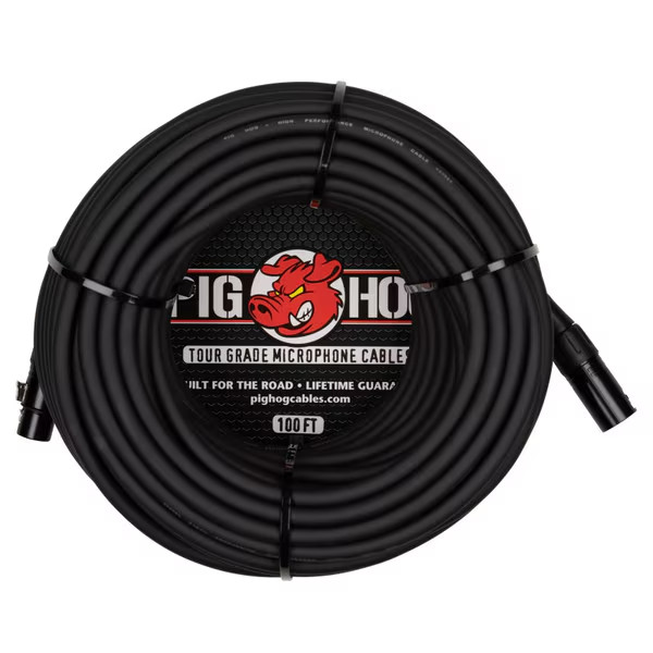 Pig Hog Tour Grade Mic Cable 100 ft.